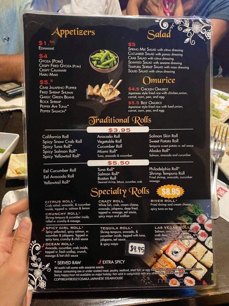 Menu page 3