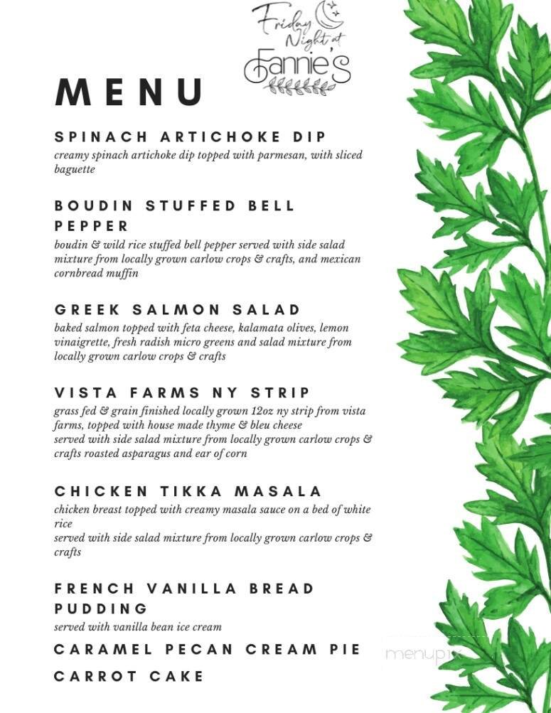 Menu page 5