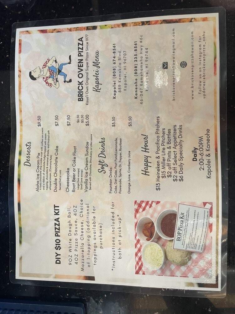 Menu page 2