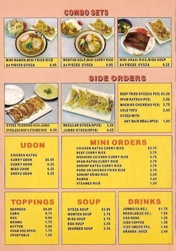 Menu page 2