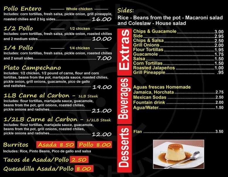 Menu page 1
