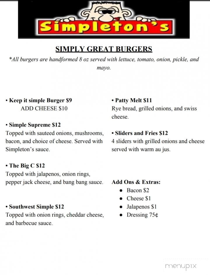 Menu page 4