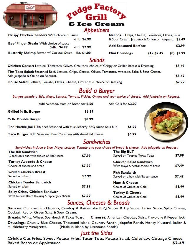 Menu page 1