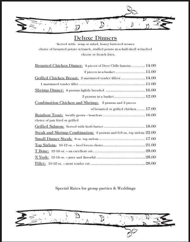 Menu page 2