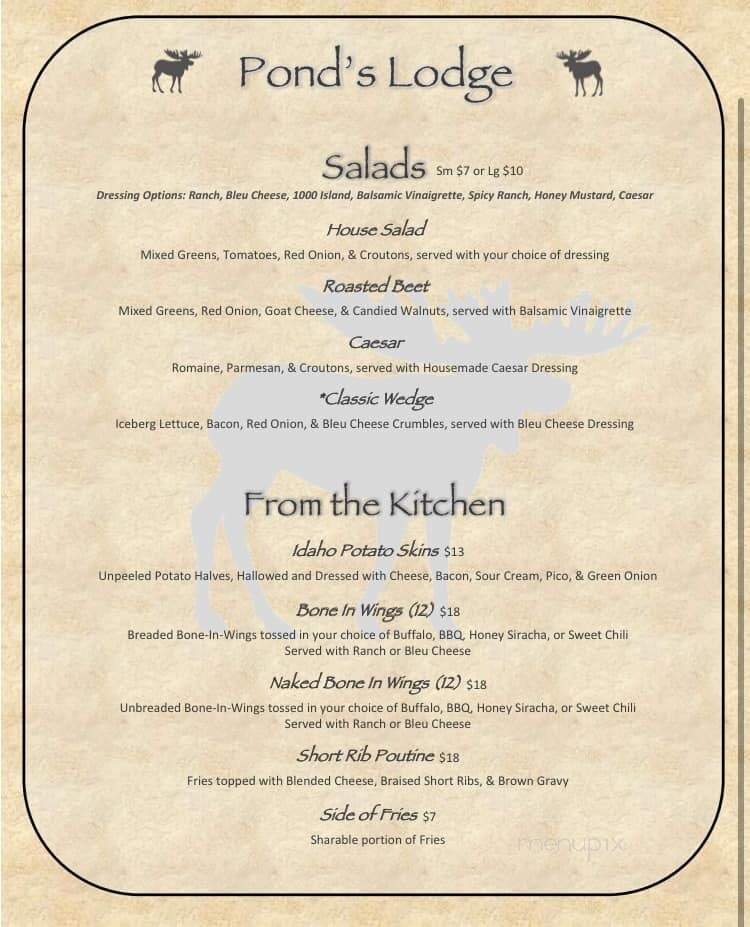 Menu page 1
