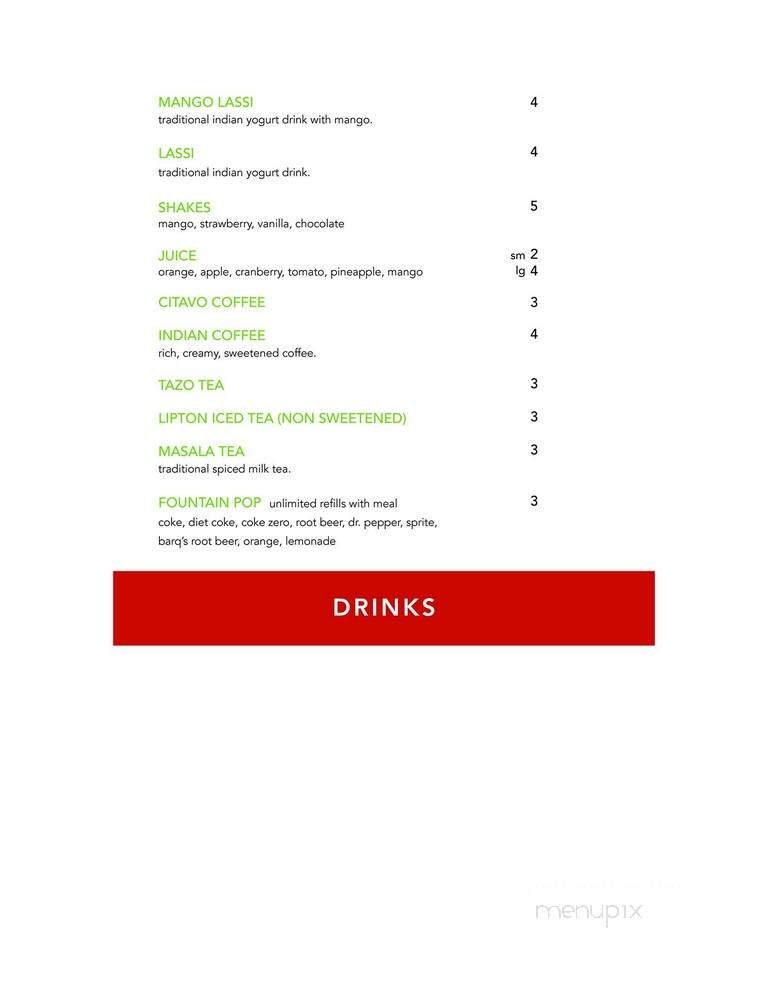 Menu page 2