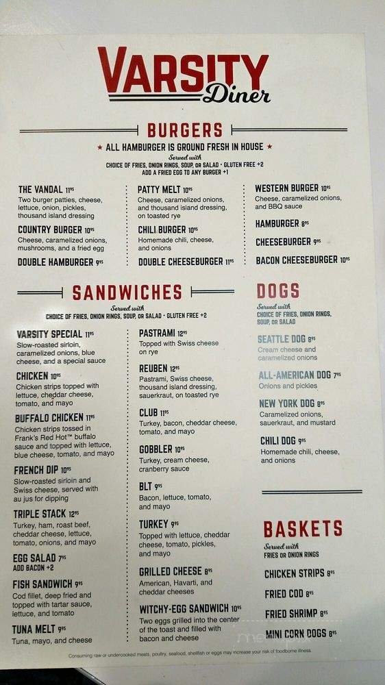 Menu page 1