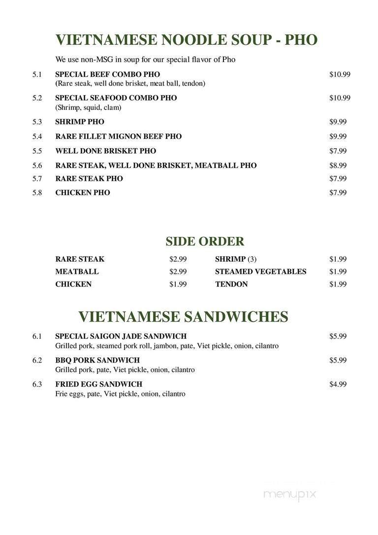 Menu page 3
