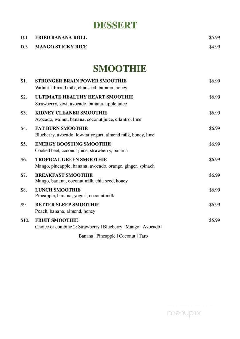 Menu page 10