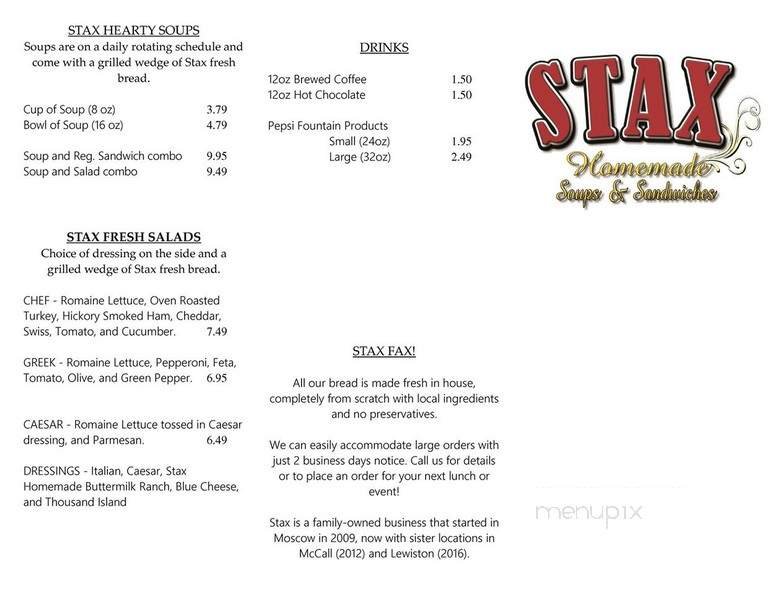 Menu page 2