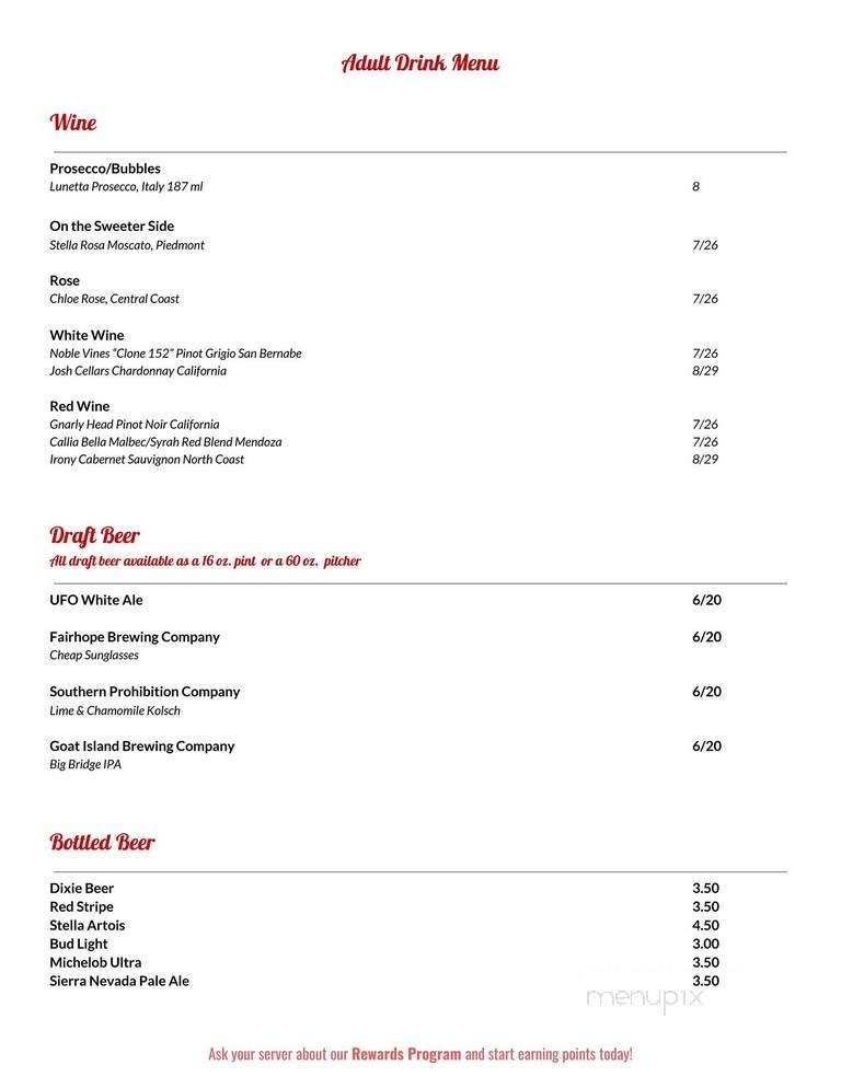 Menu page 6