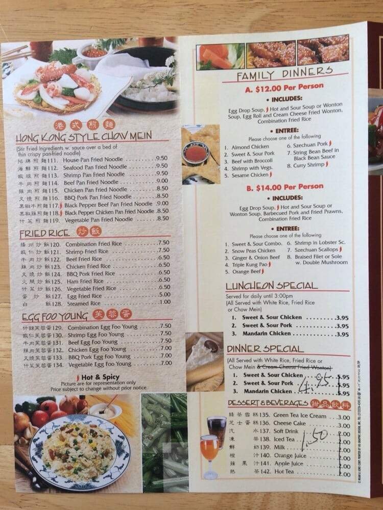 Menu page 2
