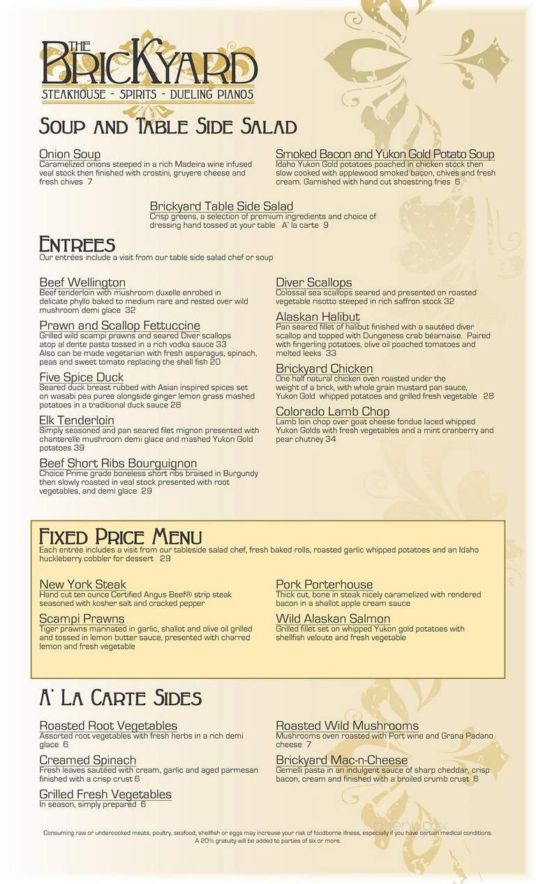 Menu page 2