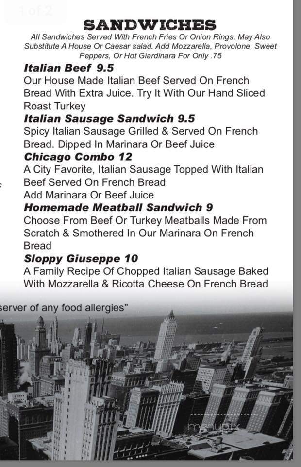 Menu page 3