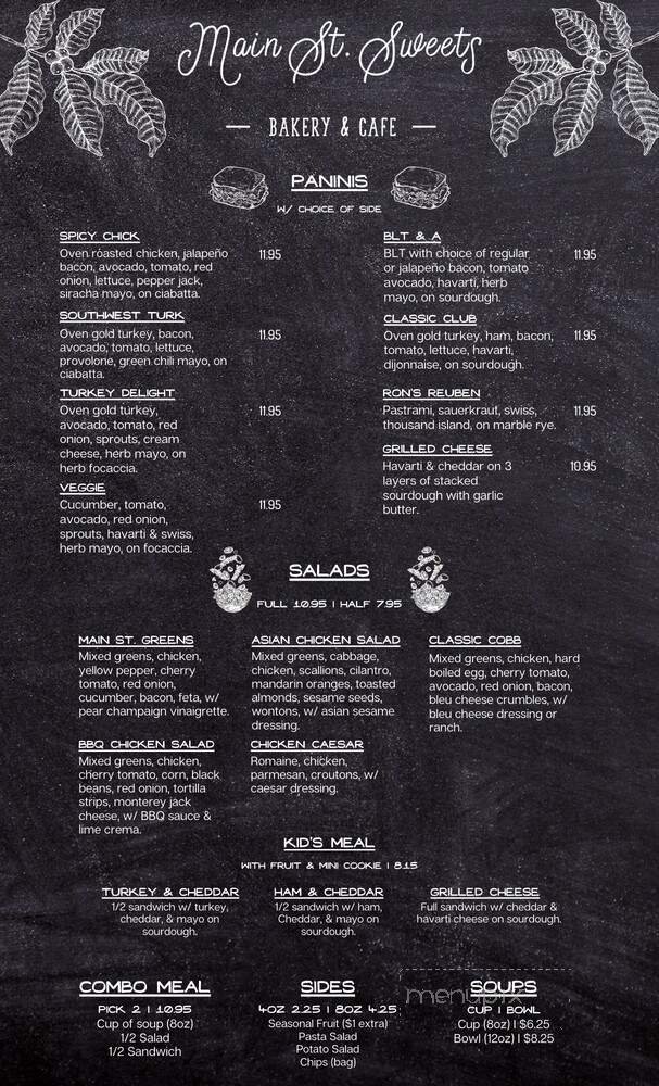 Menu page 2
