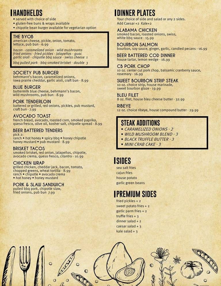 Menu page 2