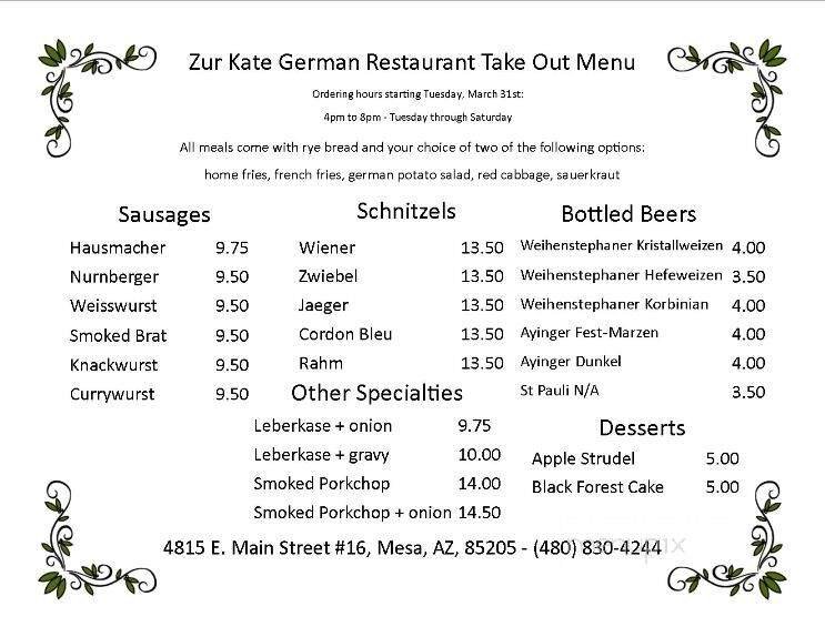 Menu page 3