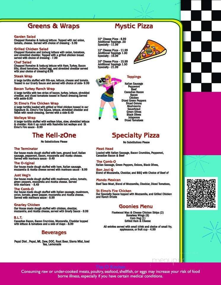 Menu page 1