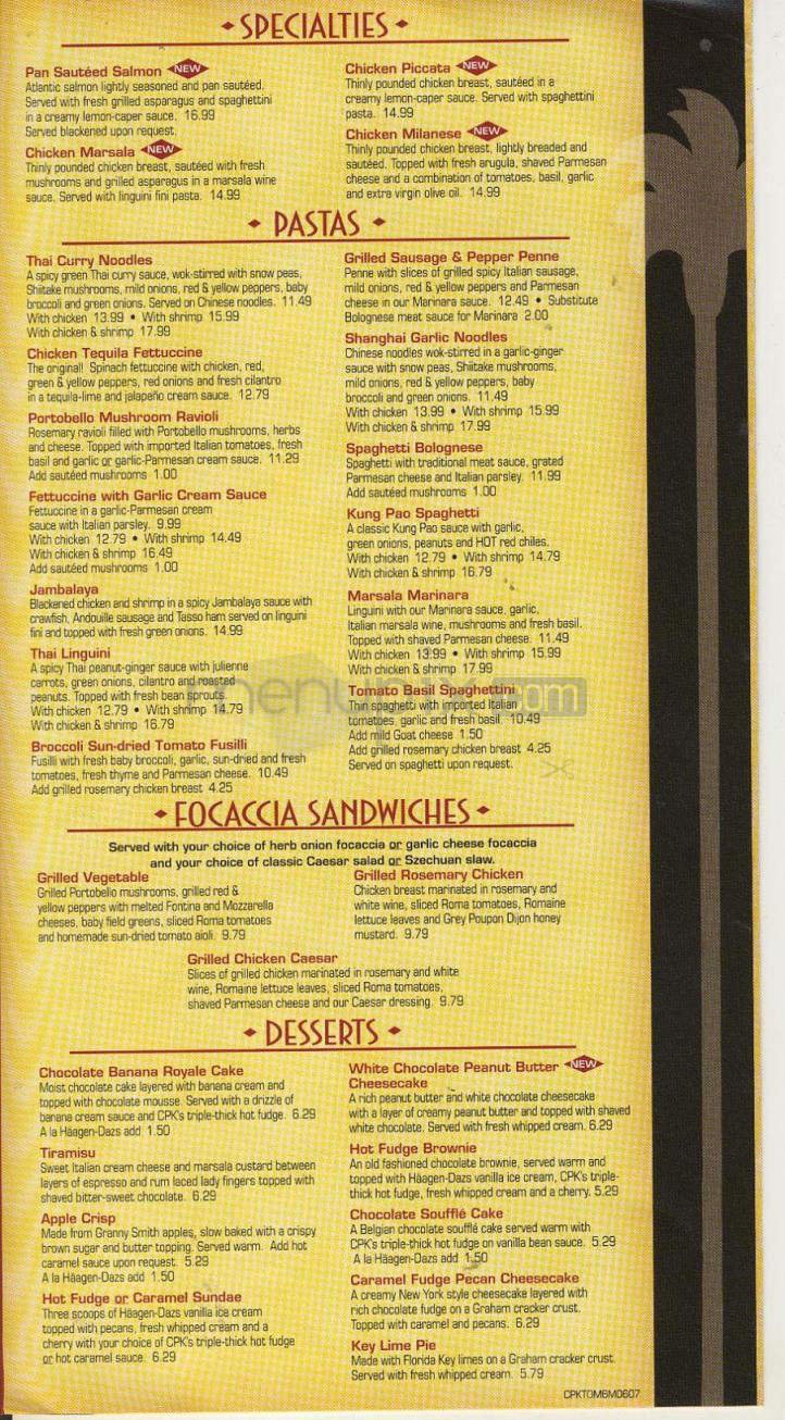 Menu page 3