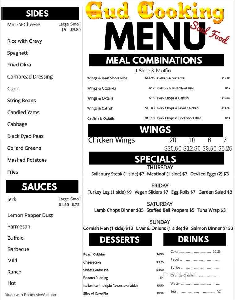 Menu page 2