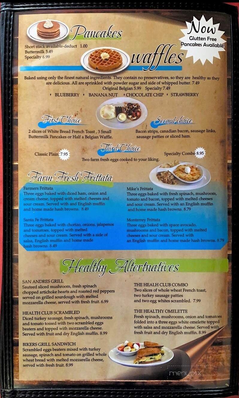 Menu page 2