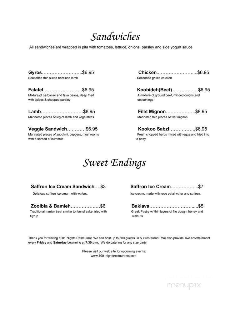 Menu page 4