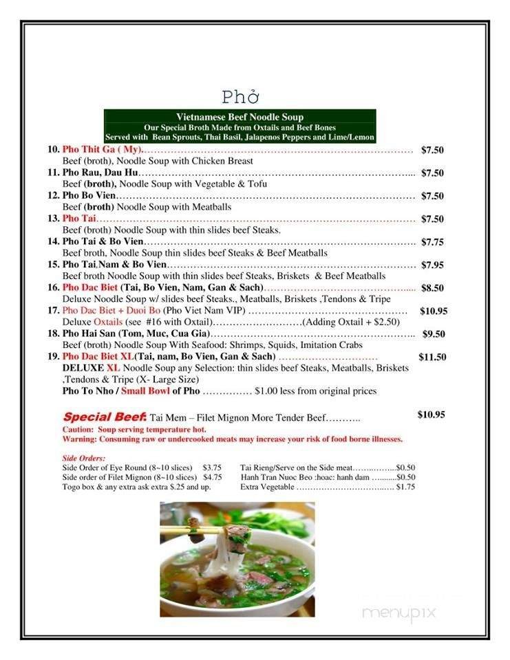 Menu page 5