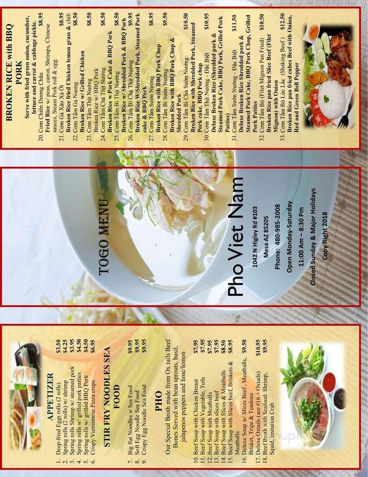 Menu page 11