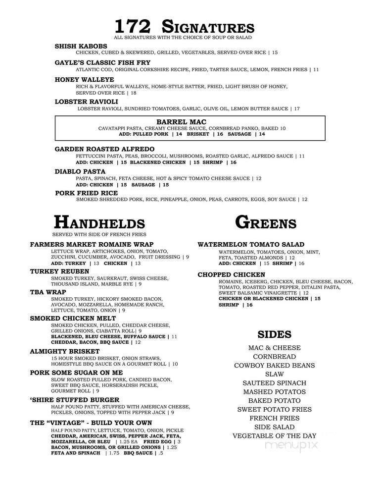 Menu page 2