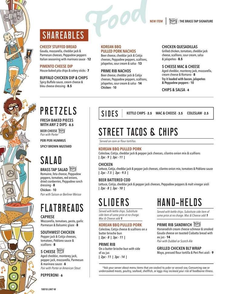Menu page 1