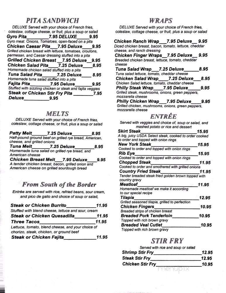Menu page 2