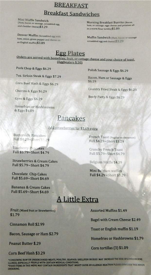 Menu page 3