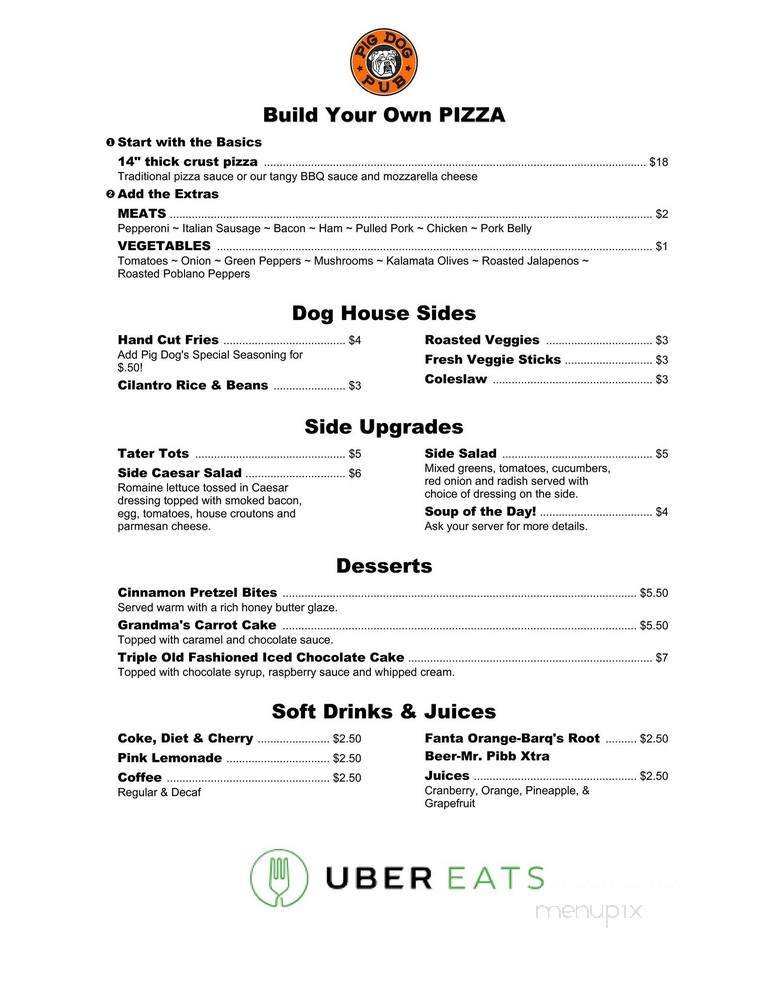 Menu page 2