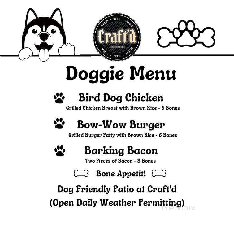 Menu page 1