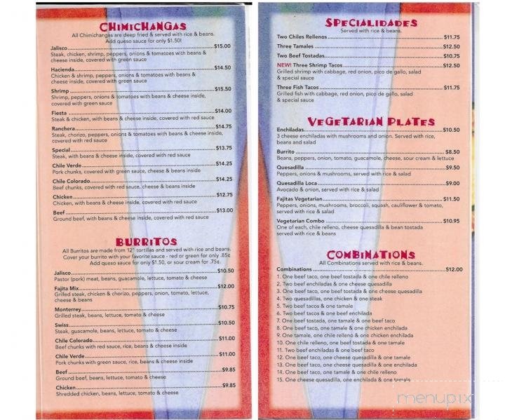 Menu page 2