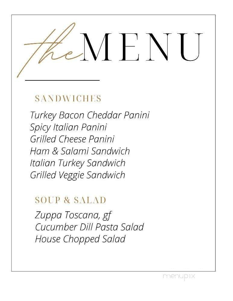 Menu page 1