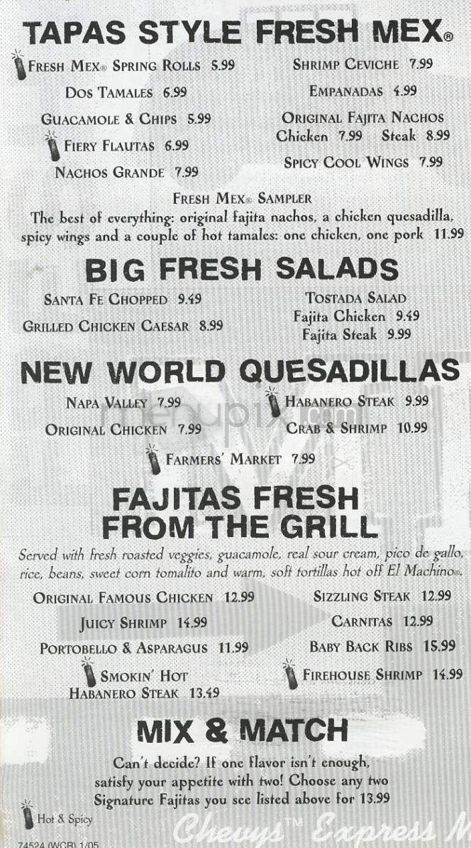 Menu page 2