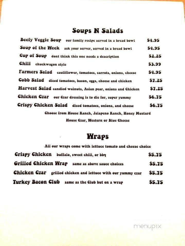 Menu page 2