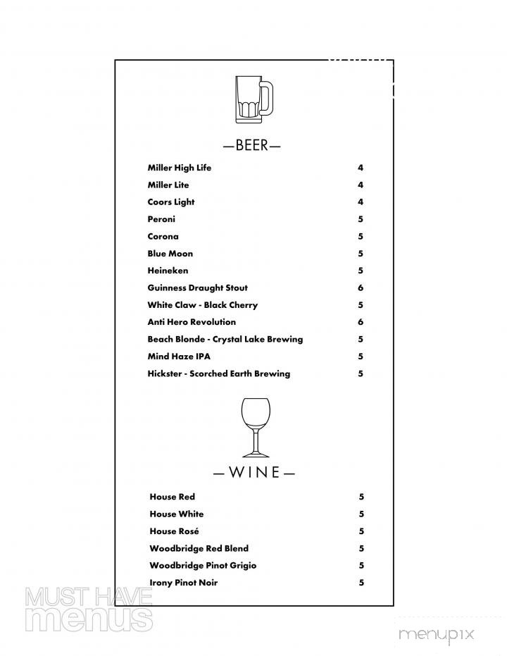 Menu page 1