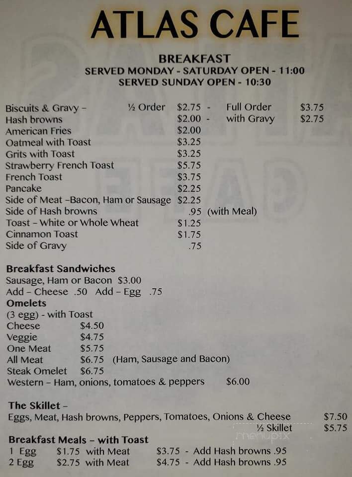 Menu page 2