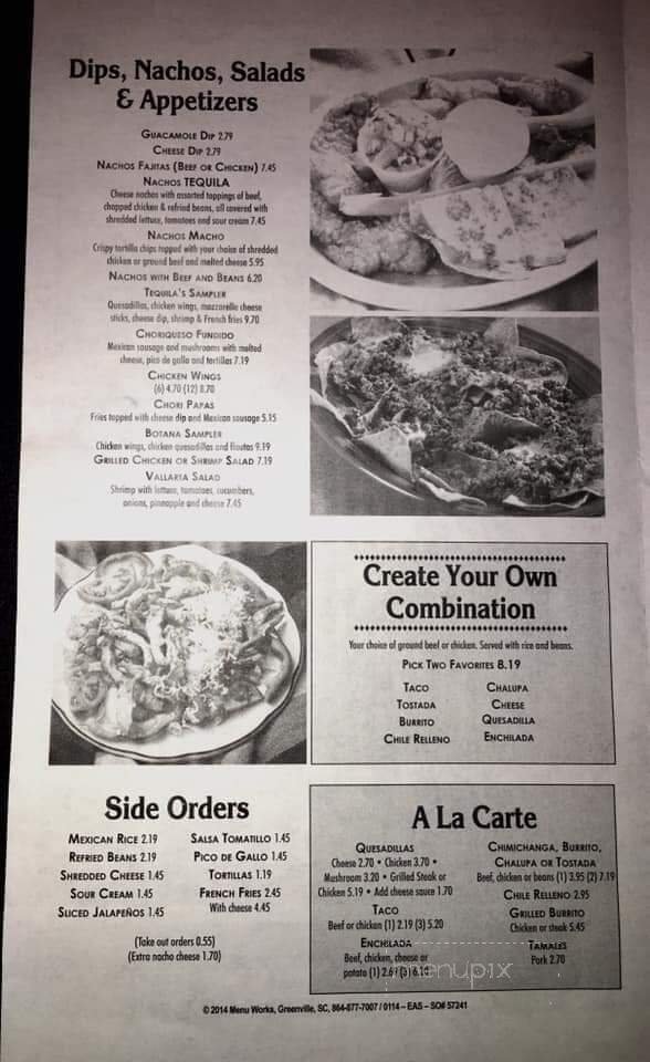 Menu page 2
