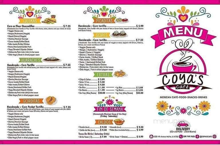 Menu page 2