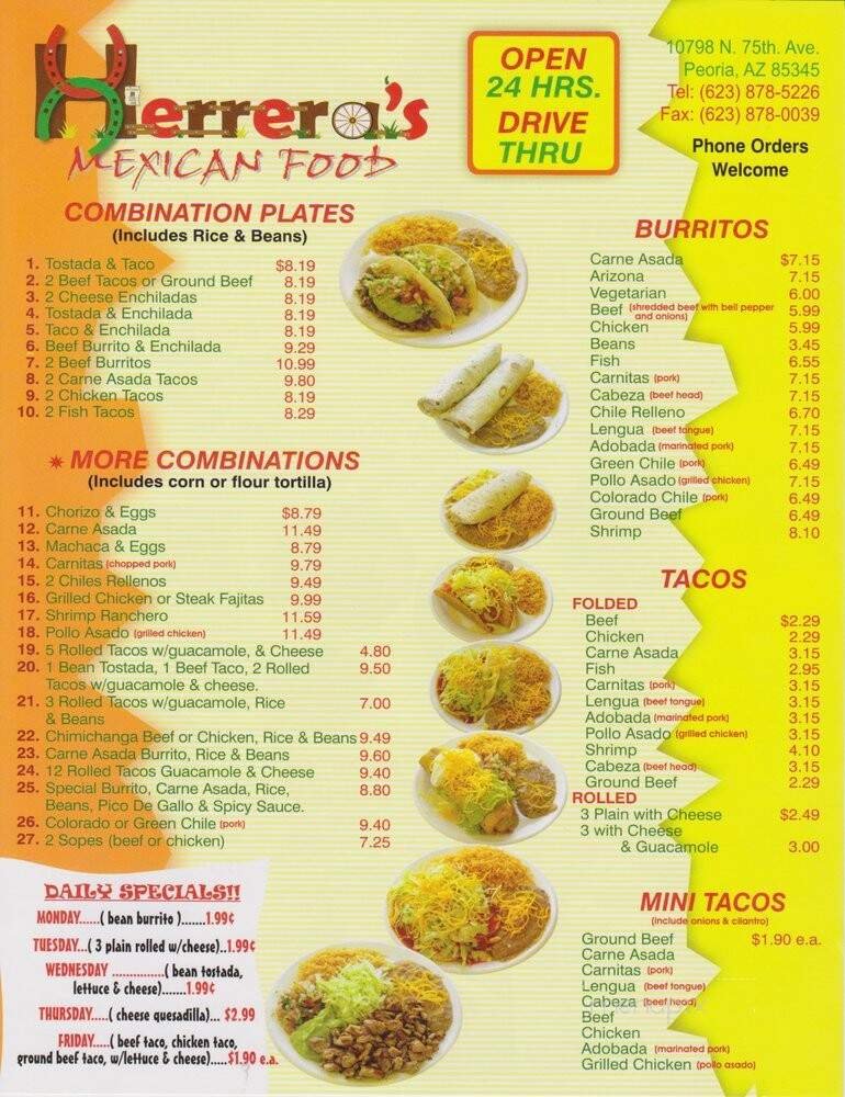 Menu page 2