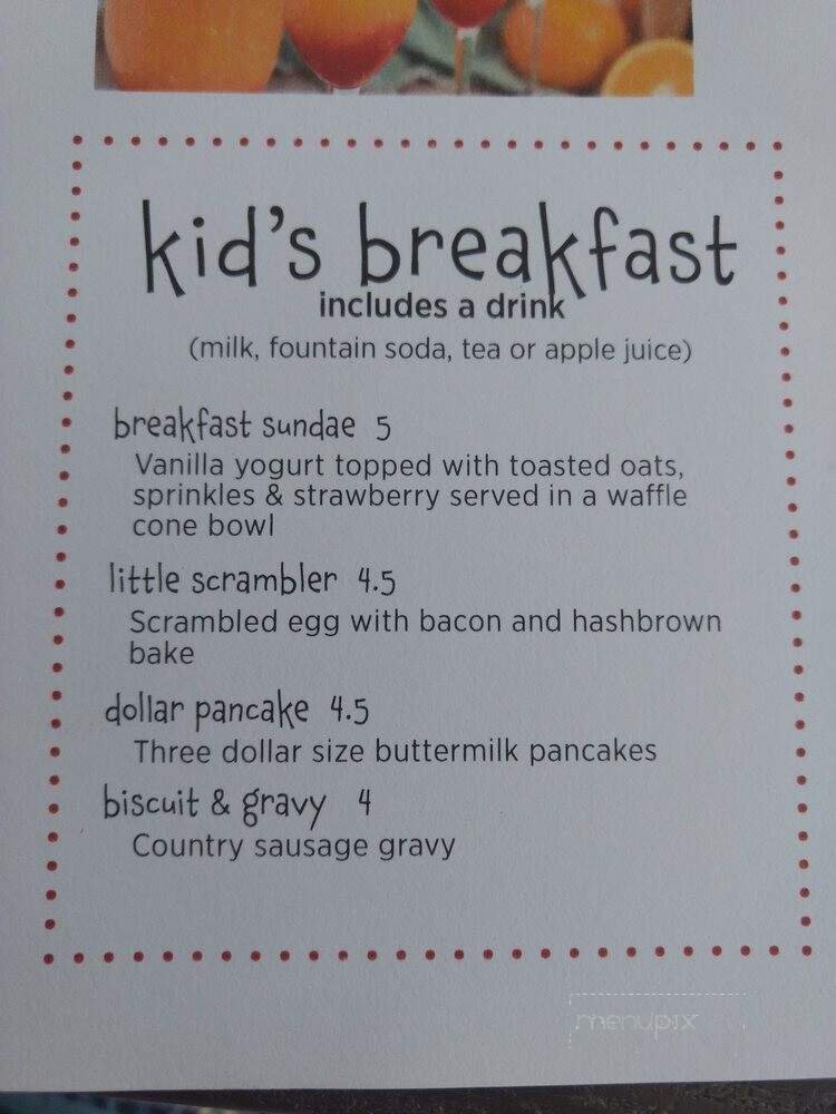 Menu page 1