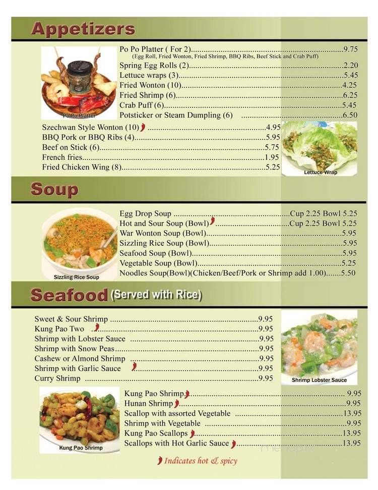 Menu page 2