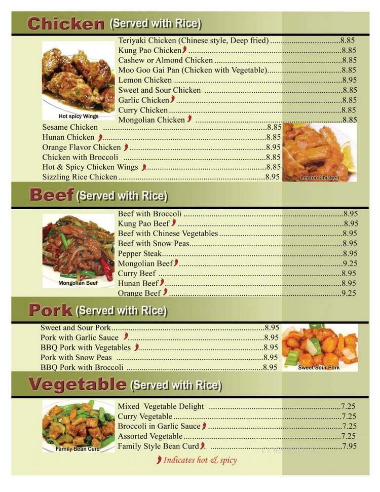 Menu page 3