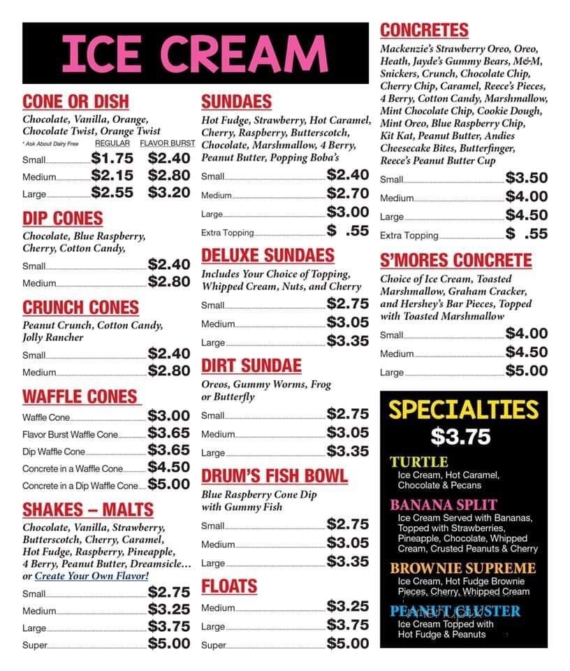 Menu page 2