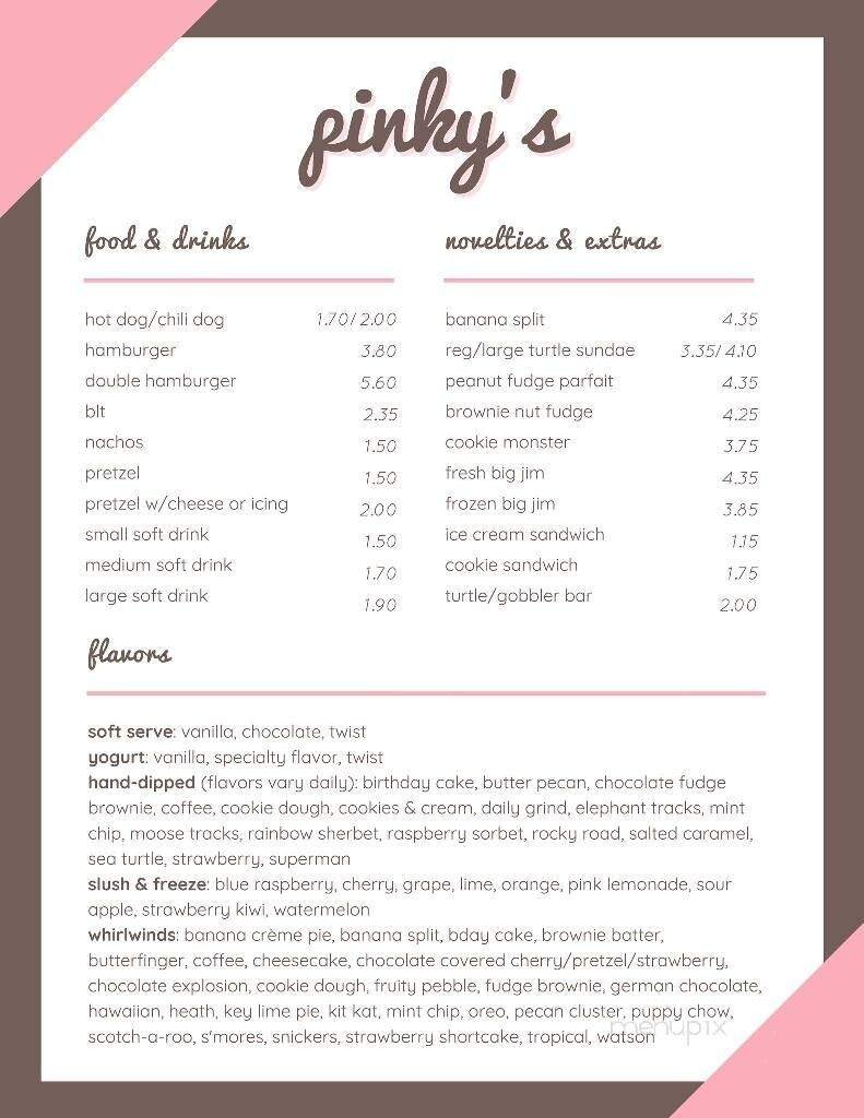 Menu page 2
