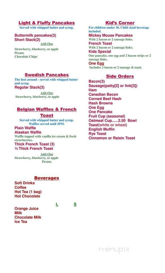 Menu page 2