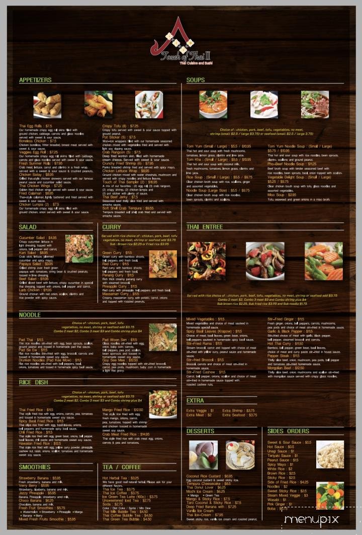 Menu page 1